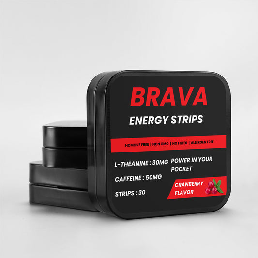 Brava Energy Strips - Instant Energy to Get Through the Day